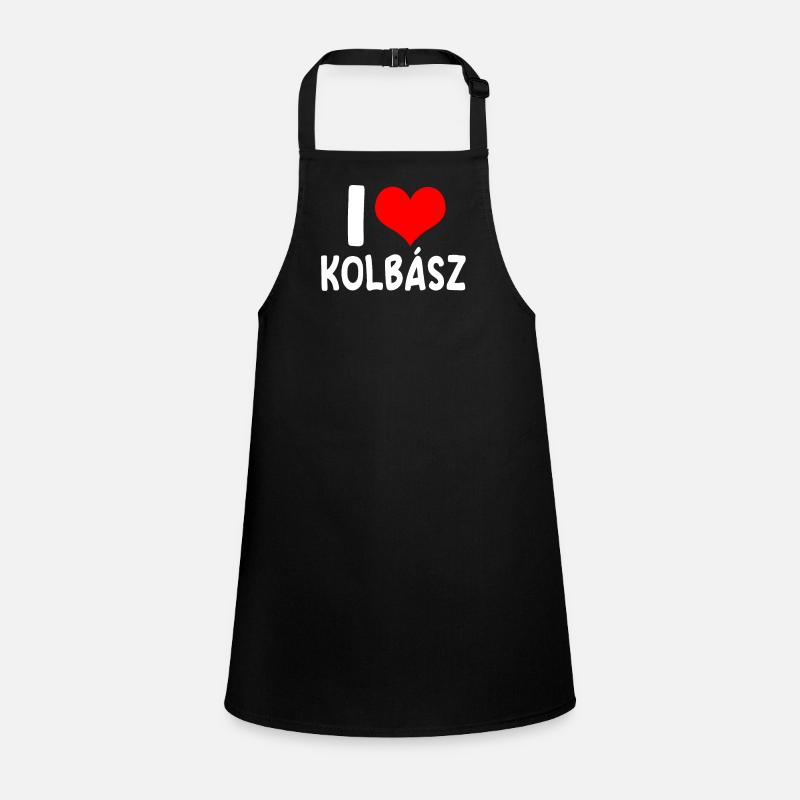 I love Kolbász Children's Apron