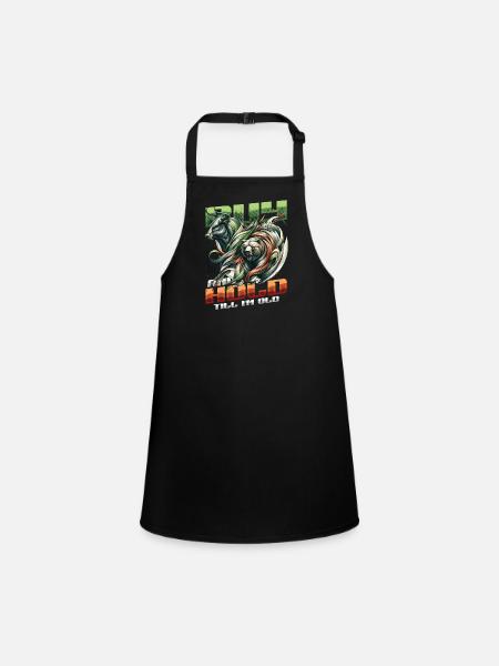 Financial Freedom Actions Investisseur Marché boursier - Tablier Enfant - noir - Devant