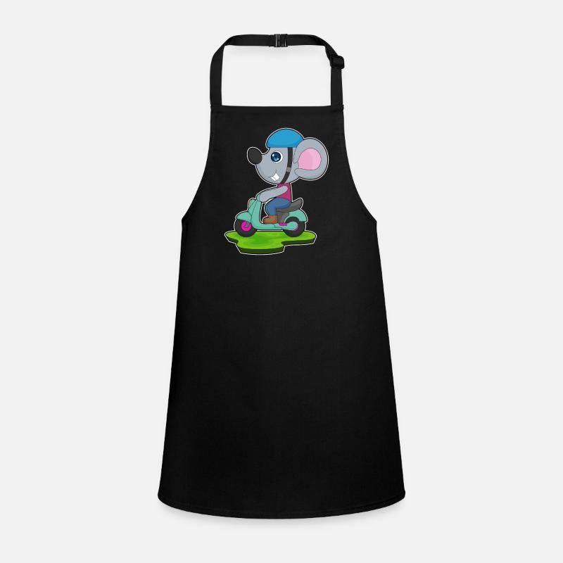 Mouse Scooter Children's Apron