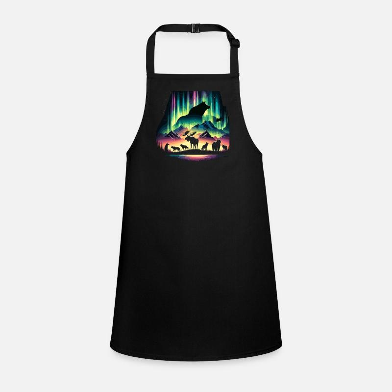 Aurora Aurora Tracker Alaska Wilderness Children's Apron