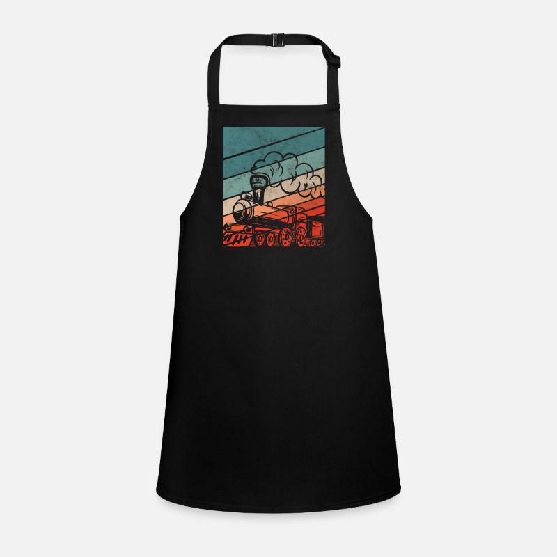 Retro Train Driver Train Trains Hobby Gift Children's Apron