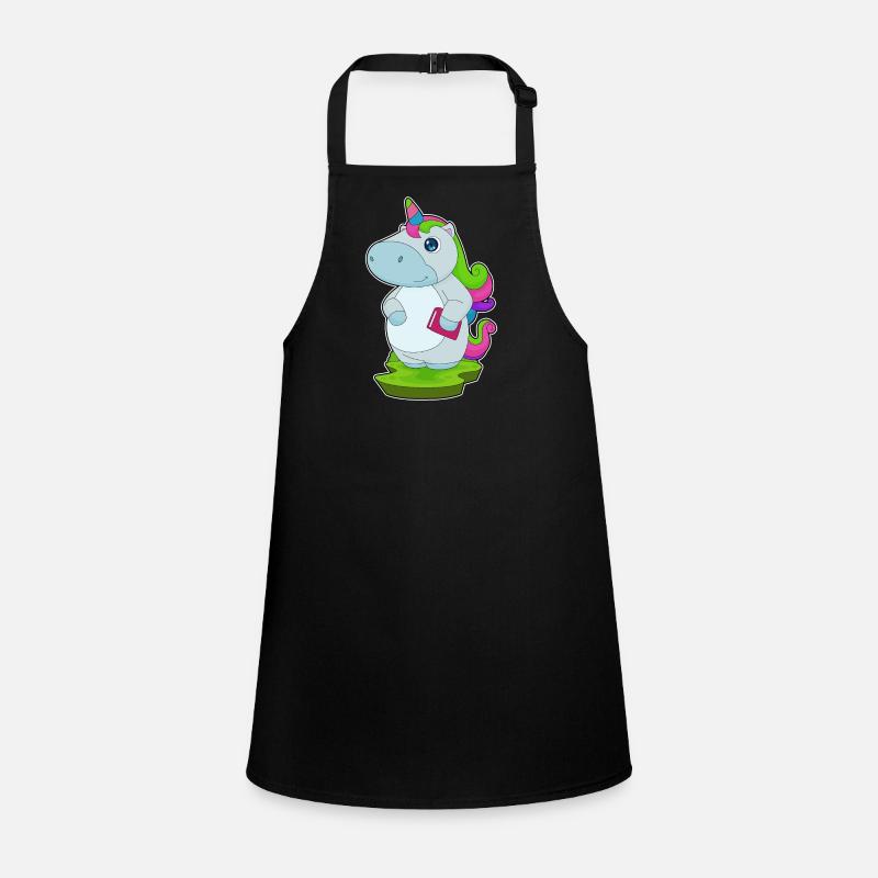 Unicorn Book Children's Apron