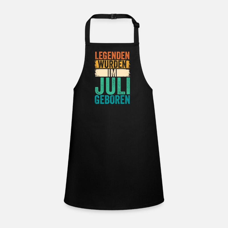 Legends were born in July Children's Apron