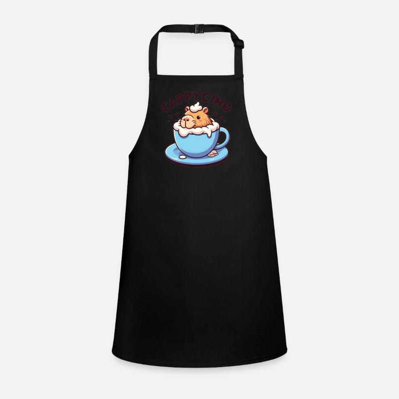 Cappyccino Capybara Coffee Cappuccino Children's Apron