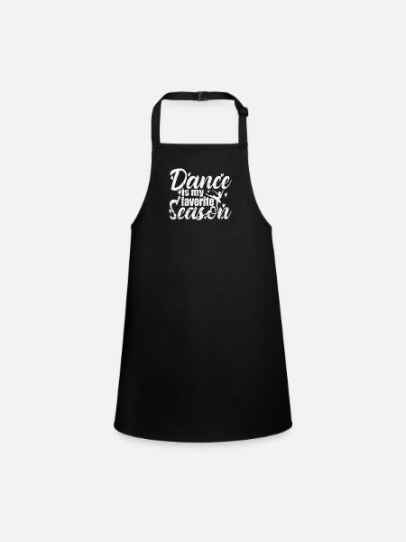Dance is my favorite Season Ballet - Children's Apron - black - Front