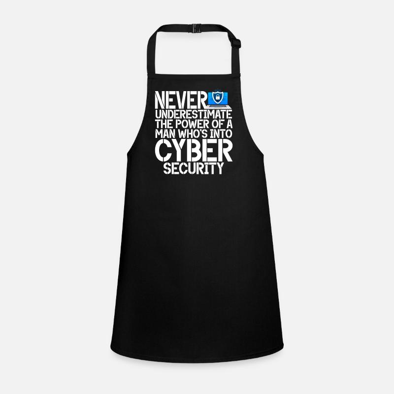 Cyber security hacker hacking Children's Apron