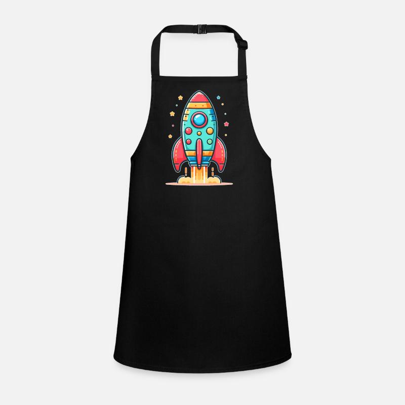 fusée au design enfantin Tablier Enfant