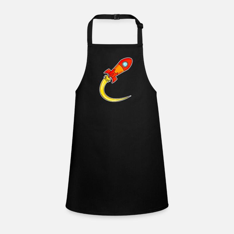 Rocket Motif Children's Apron
