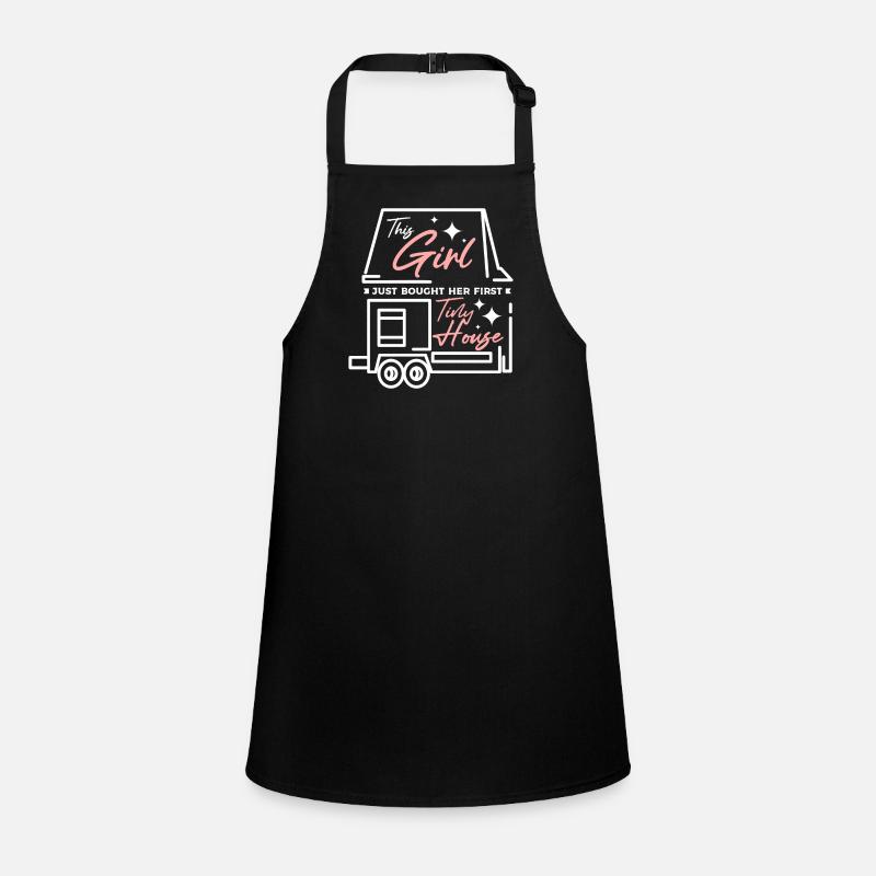 This girl just bought her first tiny house Children's Apron