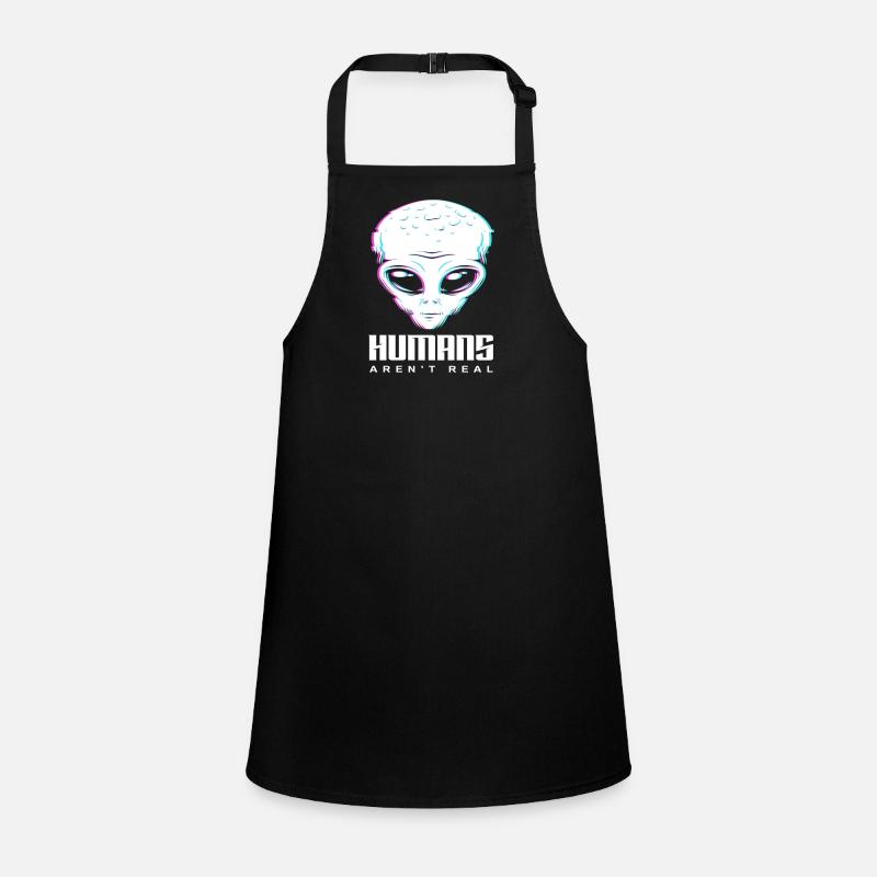 Alien Humans Not Real Alien Gift Children's Apron