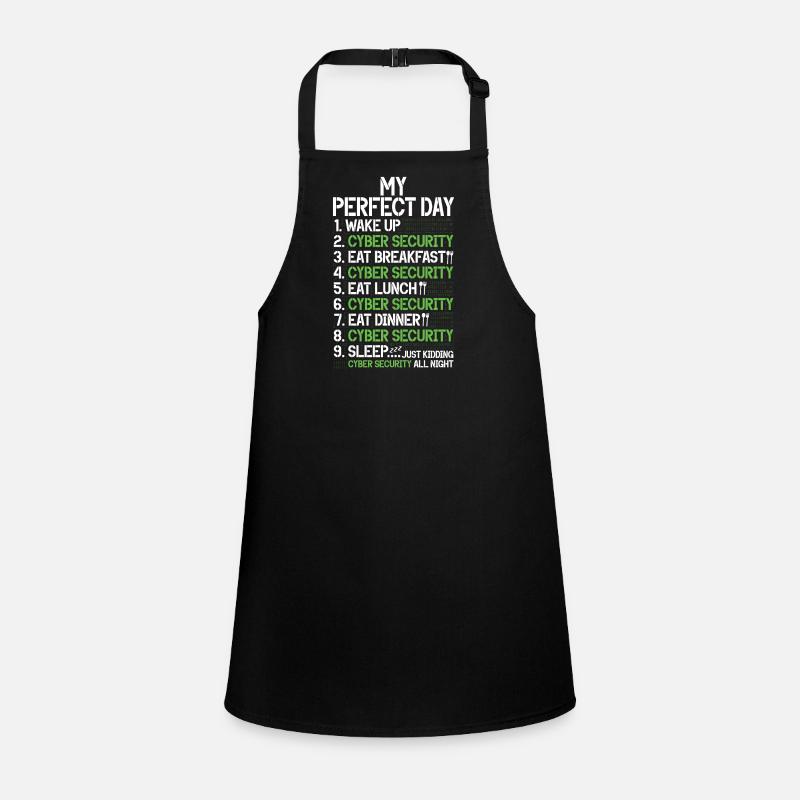Cyber security hacker hacking Children's Apron