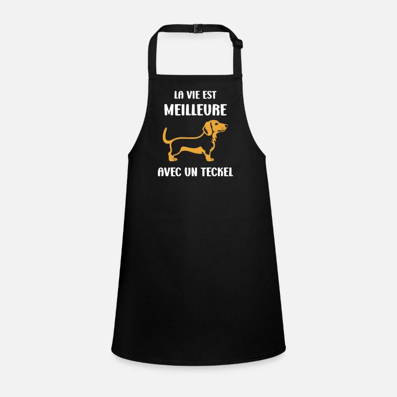 Humour chien teckel Tablier Enfant