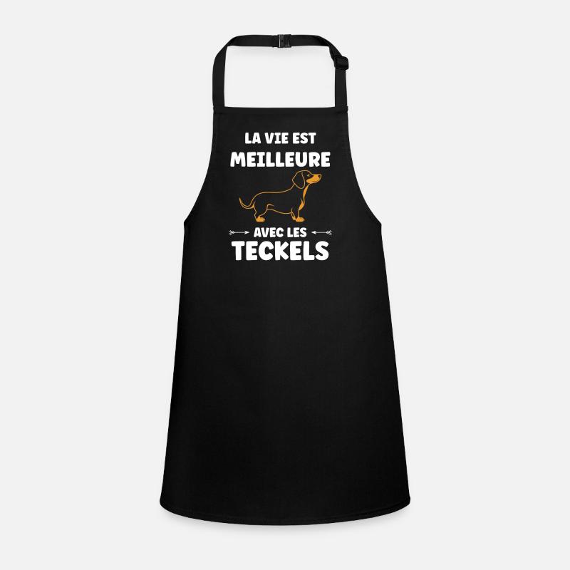 Humour chien teckel Tablier Enfant