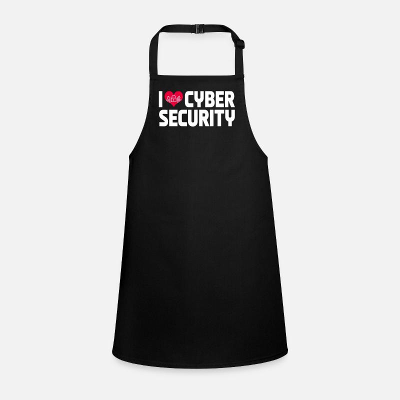 CyberI love cybersecurity Children's Apron
