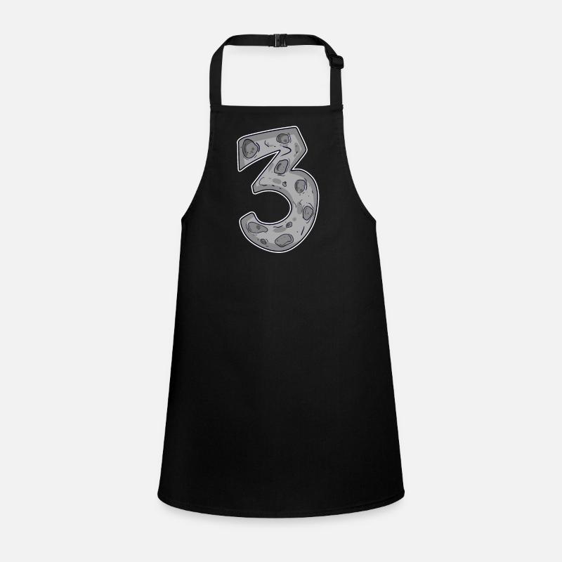 Trois - 3 - Numéro 3 - Numéro 3 Tablier Enfant
