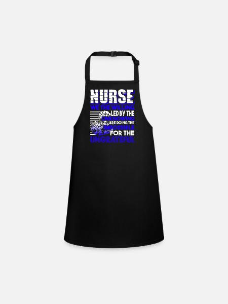 Nurse Nurse Work - Children's Apron - black - Front