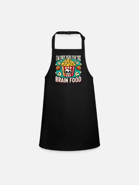 Horror Movie Fan Zombie Horror Classic - Children's Apron - black - Front
