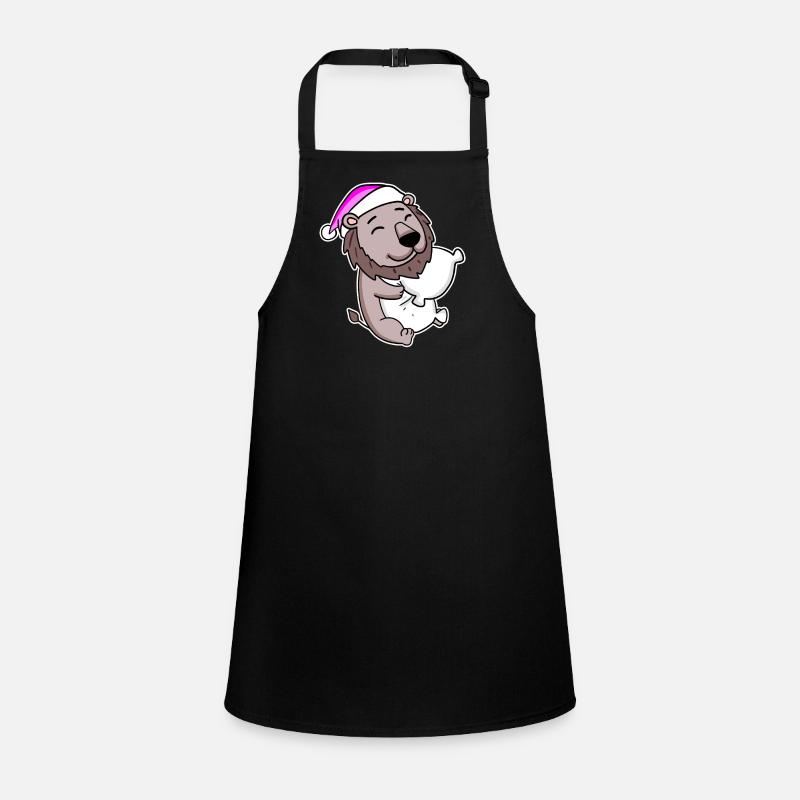 Leo Tired Sleeping Sleeping Girl Children's Apron