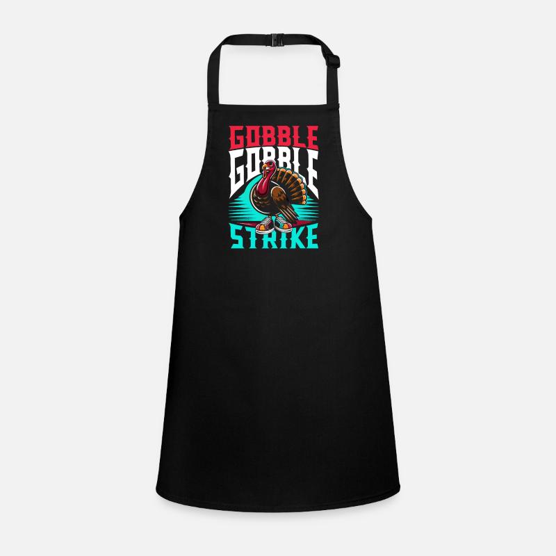 Funny bowling team bowler strike bowling club Children's Apron