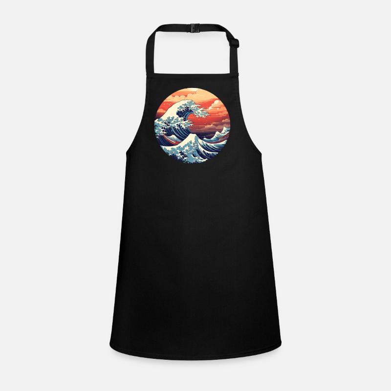 Große Welle The Great Wave Kanagawa Children's Apron