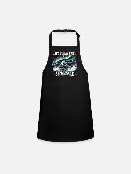 Aurora Aurora Tracker Alaska Wilderness - Children's Apron - black - Front