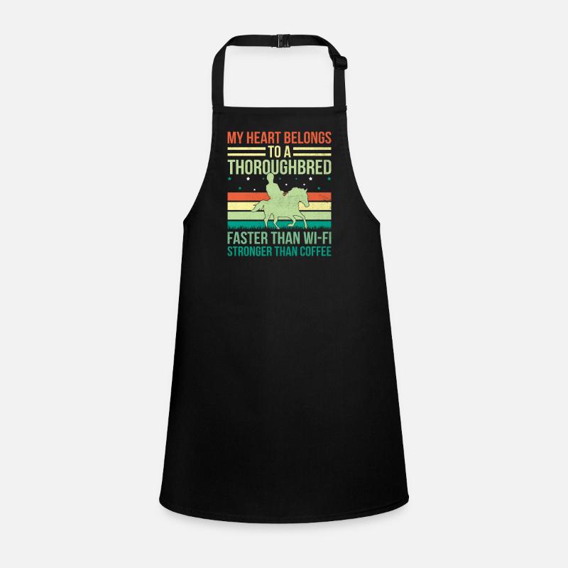 Courses de chevaux pur-sang Équitation Chevaux équestres Tablier Enfant