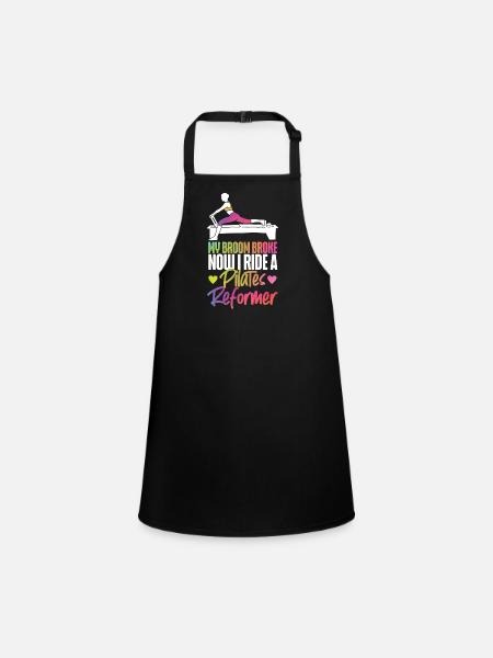 Pilates Instructor Teacher - Children's Apron - black - Front