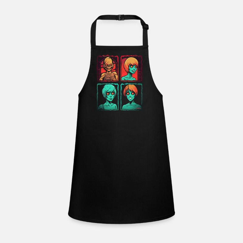 Just a cool horror cartoon Children's Apron