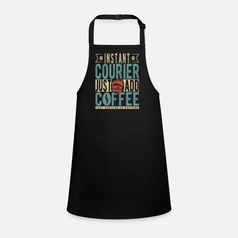 Instant Courier Just Add Coffee Children's Apron