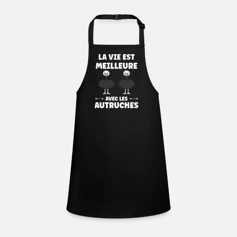 Ostrich Quote Children's Apron