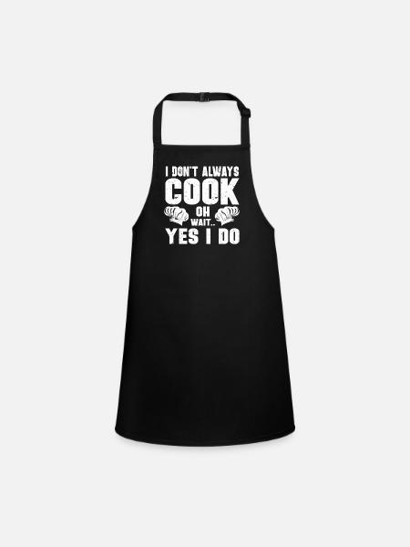Chef Kitchen Chef - Children's Apron - black - Front