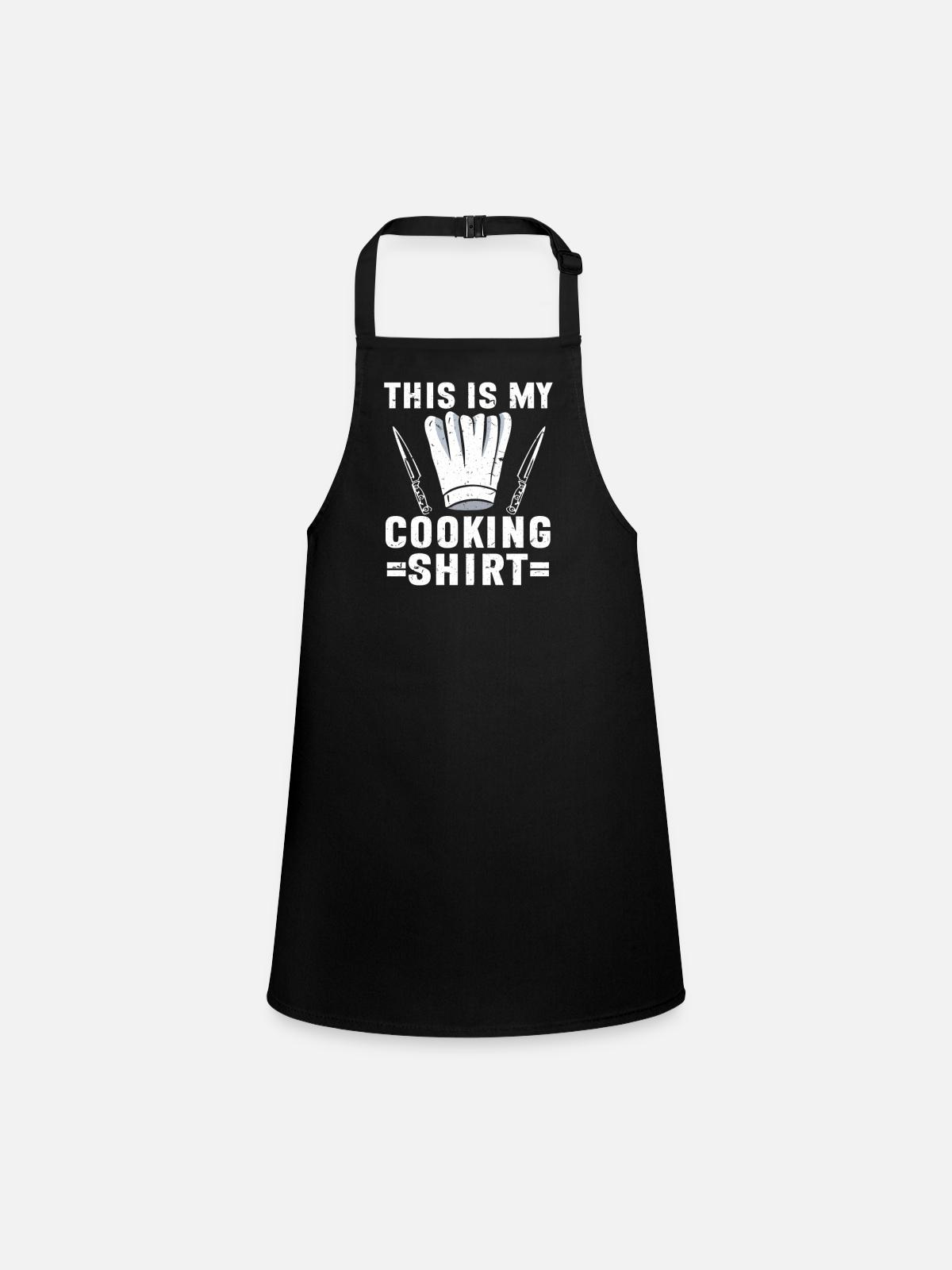Chef Chef de cuisine - Tablier Enfant - noir - Devant
