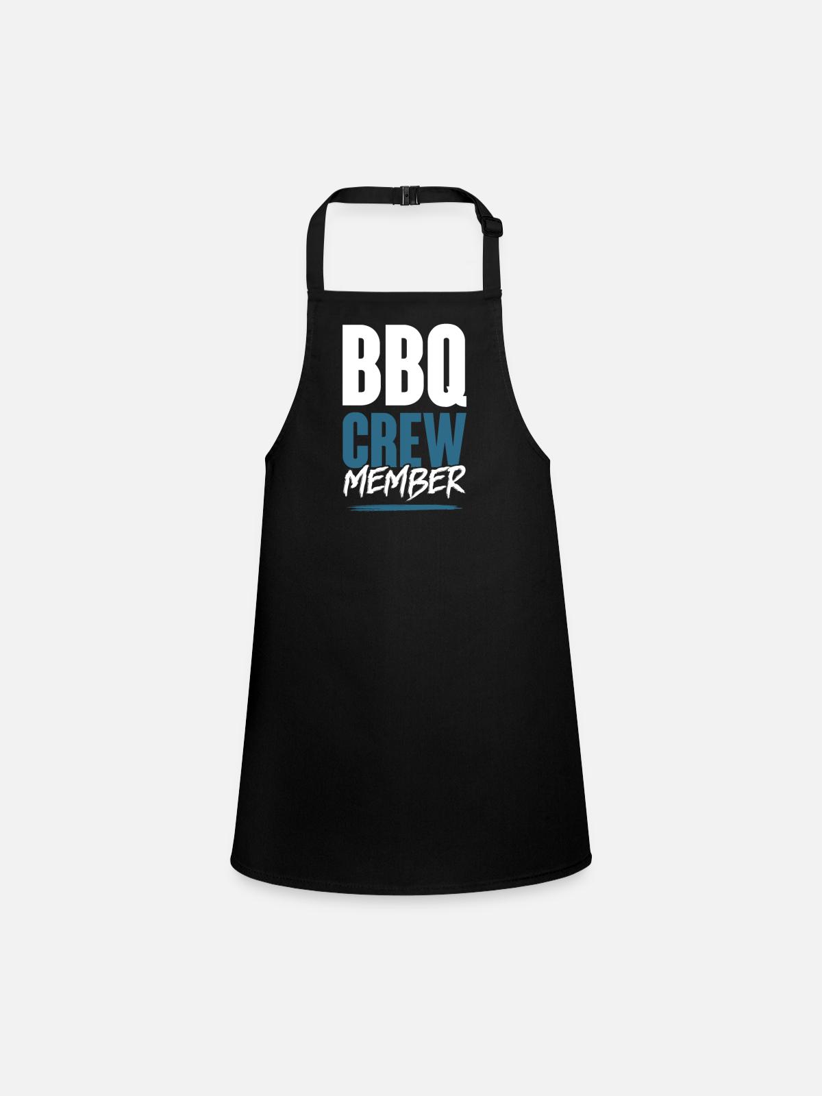 Bbq Crew - Children's Apron - black - Front