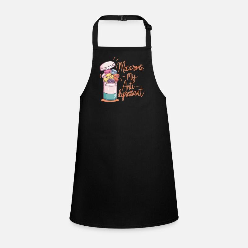 Macaron lovers French macarons Children's Apron