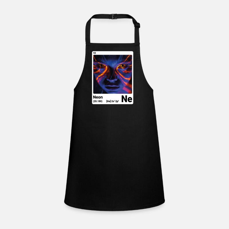 Periodic Table Element Neon (Ne) 010 Children's Apron