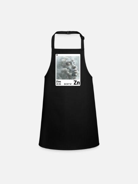 AI am Zinc (poids) - Tablier Enfant - noir
