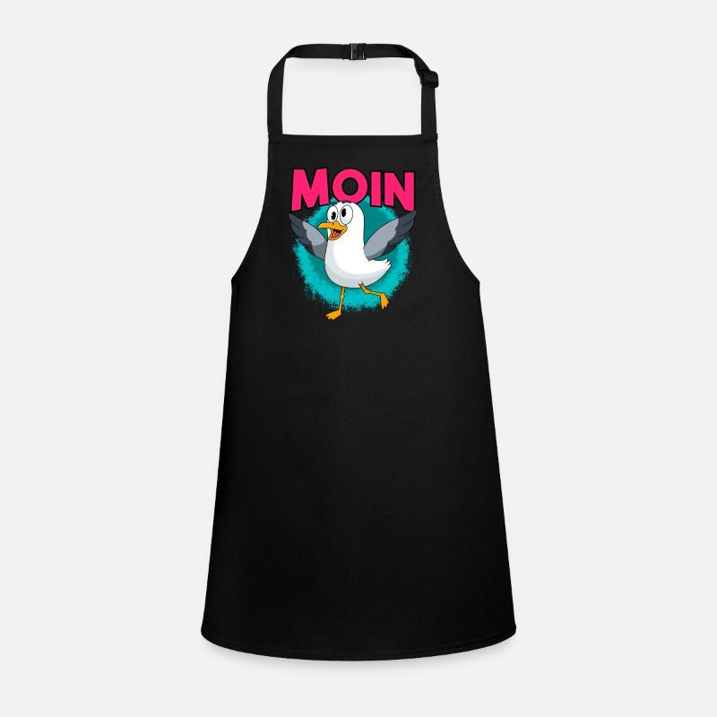 Moin Möwe Norddeutschland Norddeutsche Schürze für Kinder