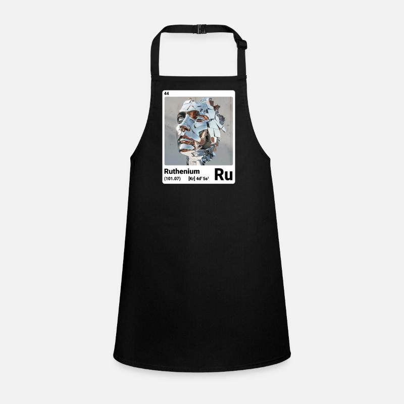 AI am Ruthenium (wt) - Children's Apron - black