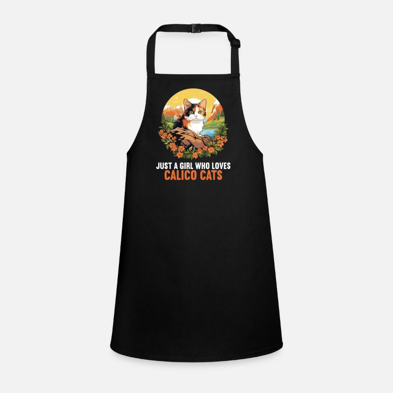 Chat calicot Chat porte-bonheur Tablier Enfant