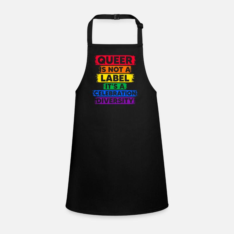 Queer Is Not A Label, It's A Celebration Of Divers Children's Apron