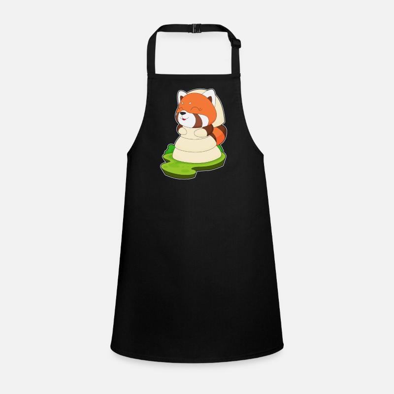 Mariage au voile de mariée Red Panda Tablier Enfant