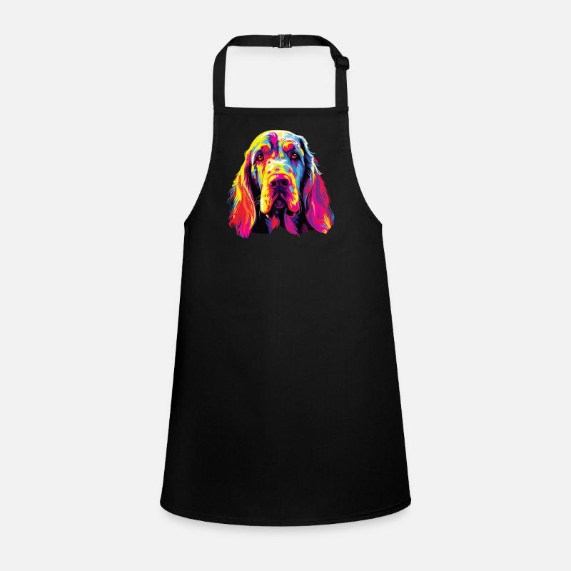 Wasserfarben Farbenfroher Spinone Italiano Schürze für Kinder