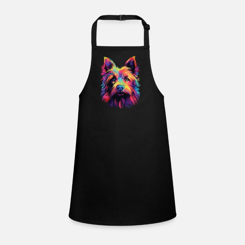 Aquarelle coloré Australian Terrier Tablier Enfant
