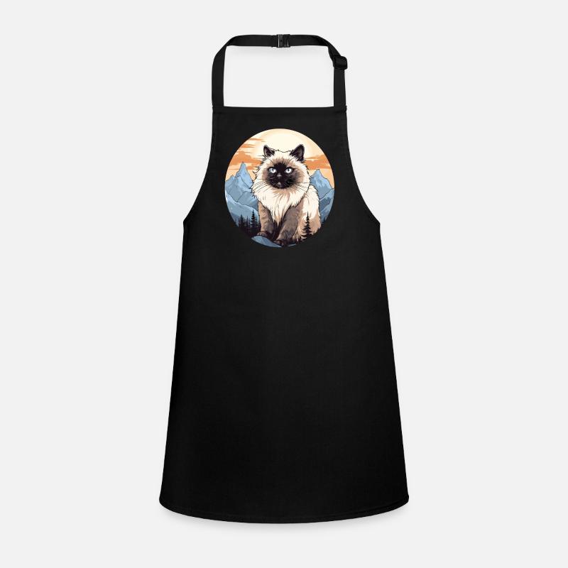 Chat de l’Himalaya Colourpoint Katze Tablier Enfant