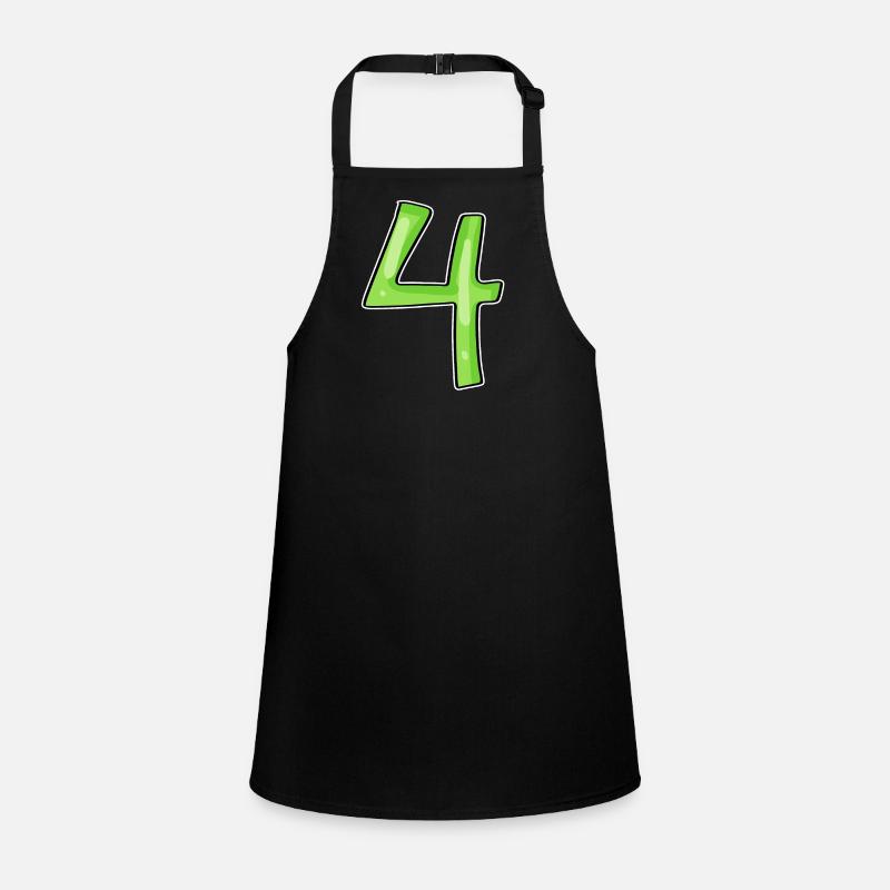 4 - Four Green Children's Apron