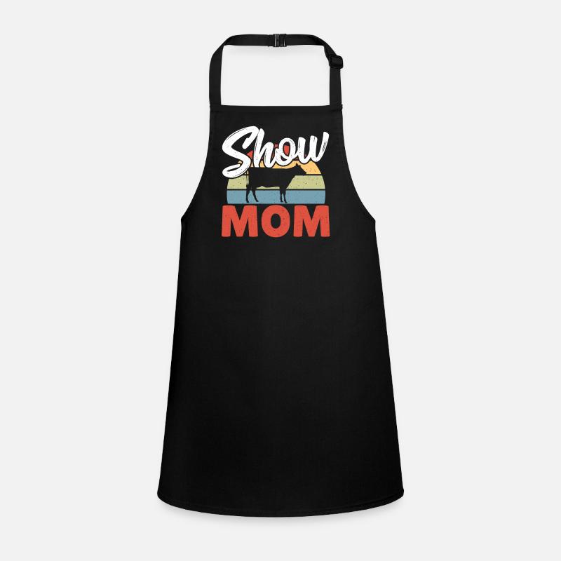 Show Cow Steer Cattle Show Cattle Show Mom Cattle Children's Apron