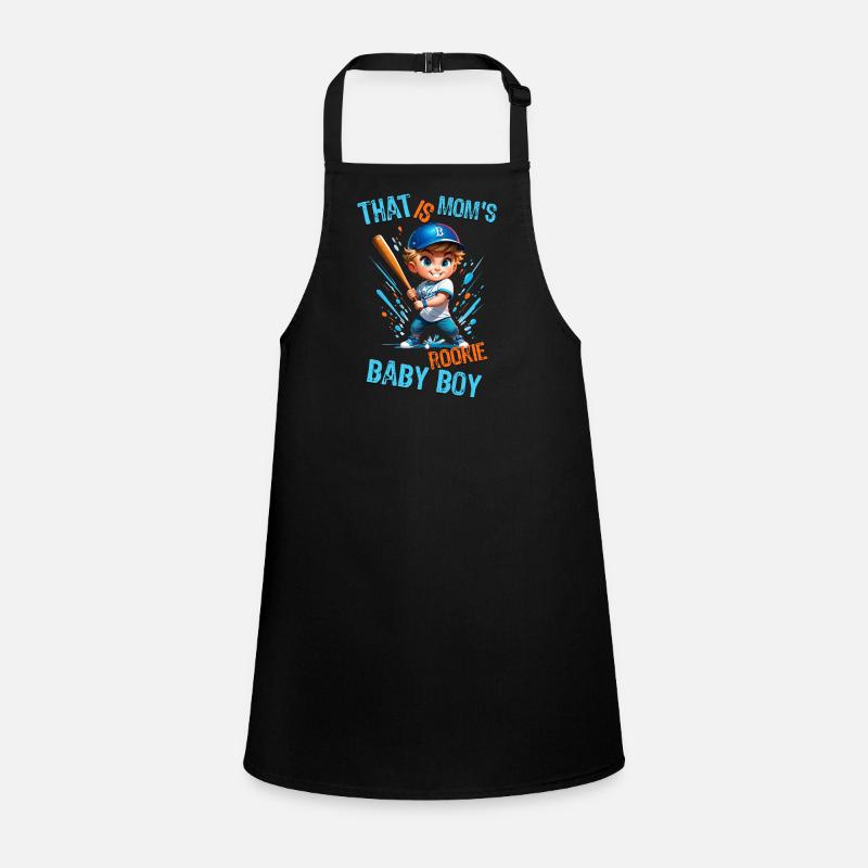 Mom's Little Baseball Star Children's Apron