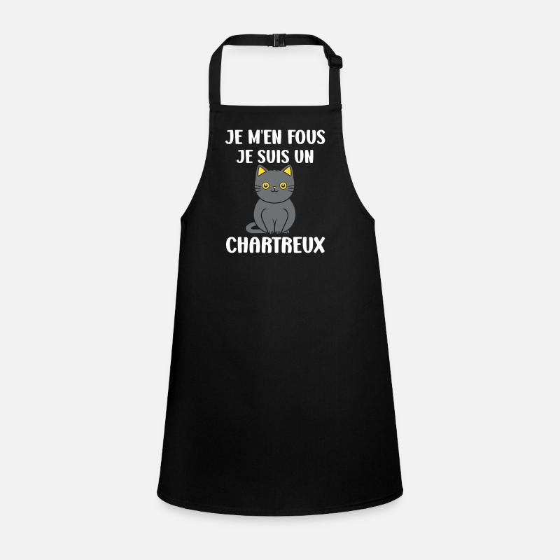 Humour chat chartreux Tablier Enfant