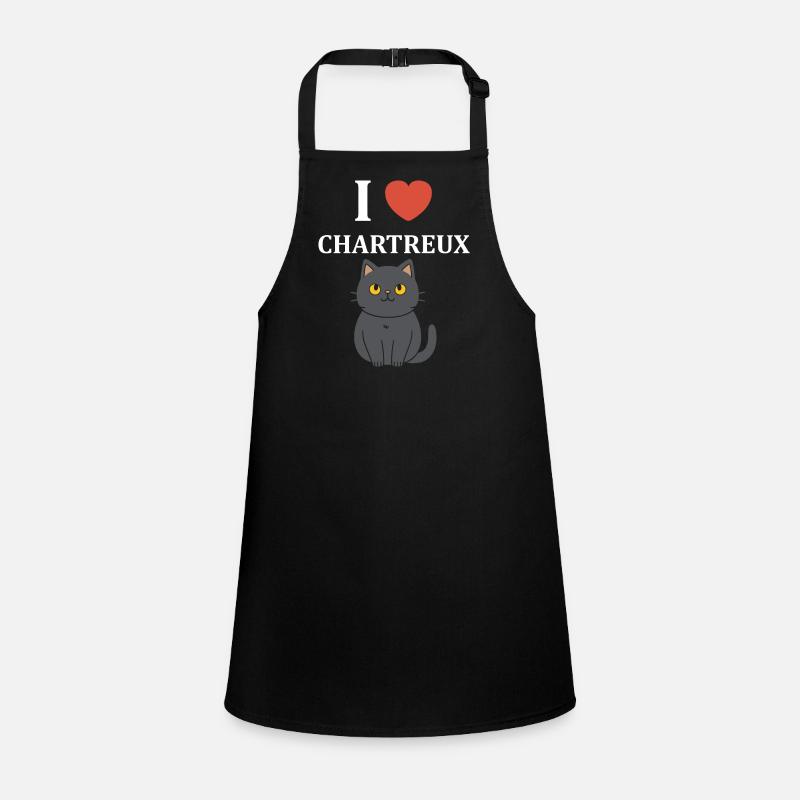 Humour chat chartreux Tablier Enfant