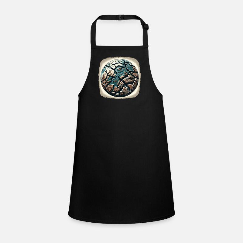 Fossil Hunter, Fossil Hunter, Paleontologist - Children's Apron - black